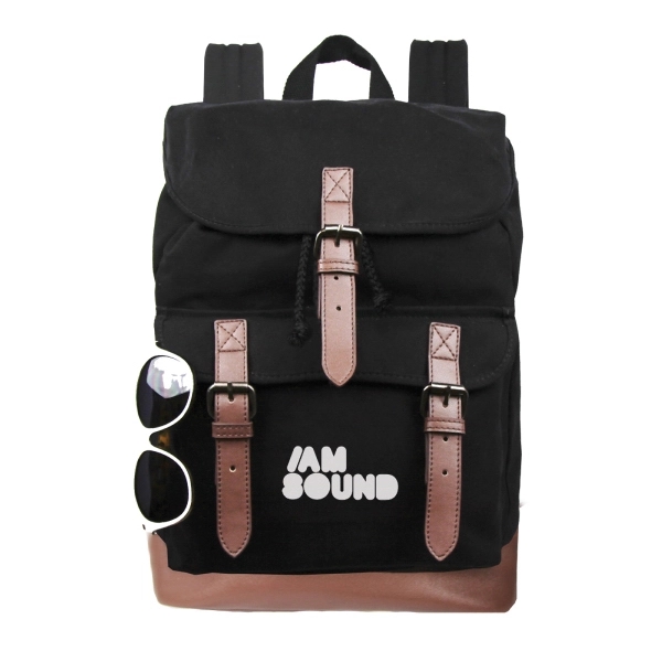 Made of 14oz cotton canvas with simulated leather... from ASI 57702 GoodHopeBags, Inc.