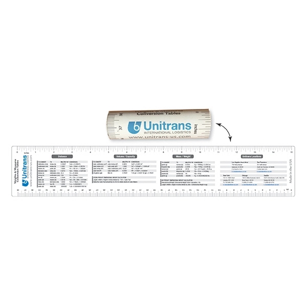 Ruler in Tube.... from ASI 75629 PSI Plastic Graphics / Plastic Graphics PSI