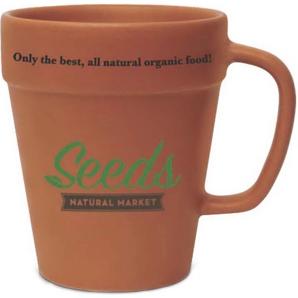 14 oz. ceramic mug that is shaped like a terra cotta... from ASI 71920 Moderne Glass Company Inc / Glass America®