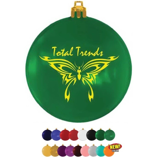 3" flat and round shatterproof ornament with glossy finish.... from ASI 55675 Galaxy Balloons Inc / Galactic Fun Time Line