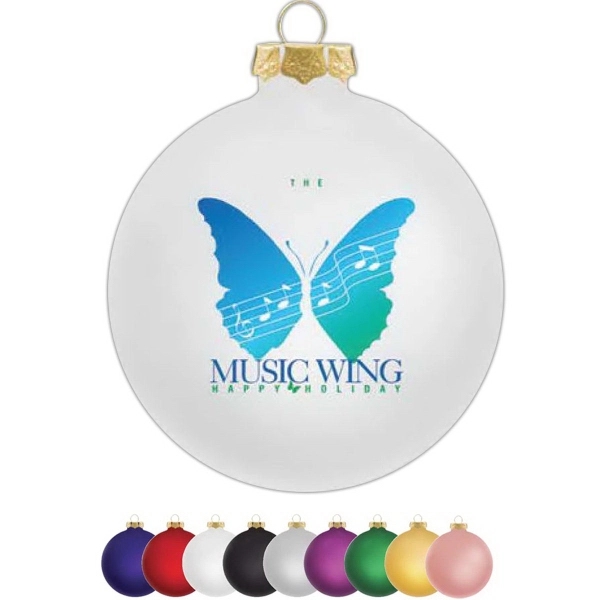 3 1/4" traditional glass ornament with multiple color options and customization.... from ASI 55675 Galaxy Balloons Inc / Galactic Fun Time Line
