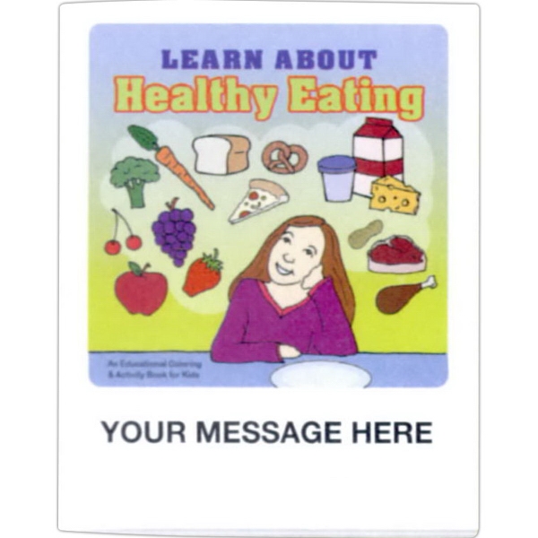 Stock design coloring book with health theme and safety/prevention theme, 8... from ASI 74360 ZZ CLOSED - Noteworthy / Noteworthy