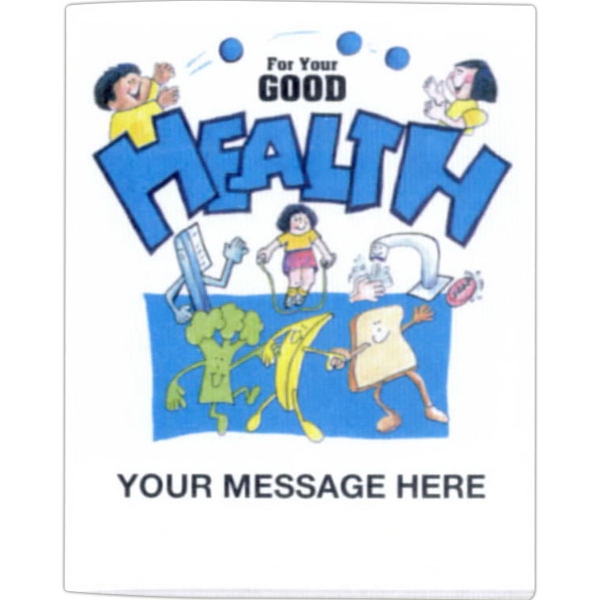 Stock design coloring book with health theme and safety/prevention theme, 8... from ASI 74360 ZZ CLOSED - Noteworthy / Noteworthy