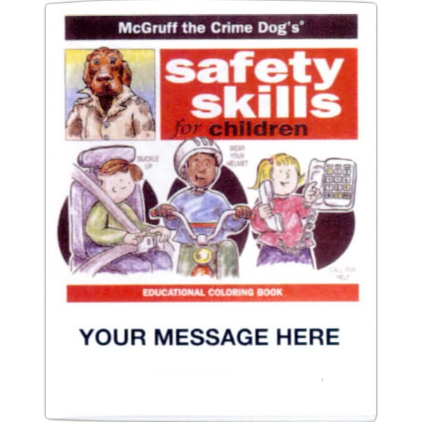 Prevention and safety coloring book with 8 pages.... from ASI 74360 ZZ CLOSED - Noteworthy / Noteworthy
