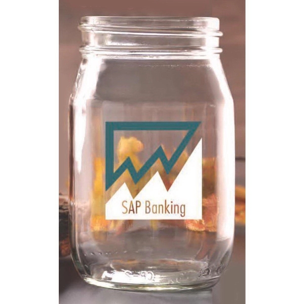 16 oz. glass jar.... from ASI 71920 Moderne Glass Company Inc / Glass America®