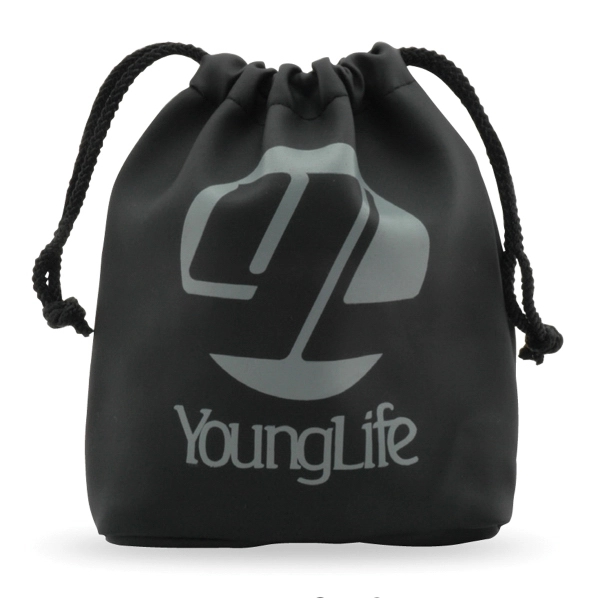 7" x 8" black golfer's pouch made of synthetic leather material... from ASI 38120 Ball Pro / Diversified Quality Kitchenware