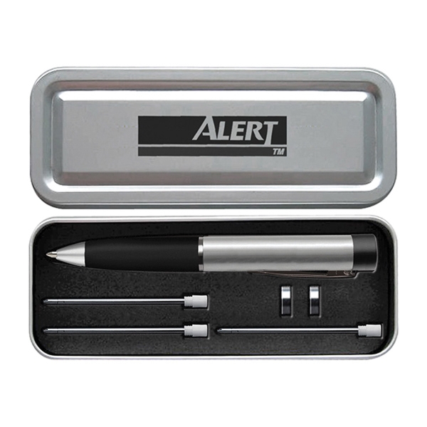 Metal pen with an electric body mass index (BMI) calculator, alarm,... from ASI 90075 ZZ DROPPED - Sunscope / Sunscope®