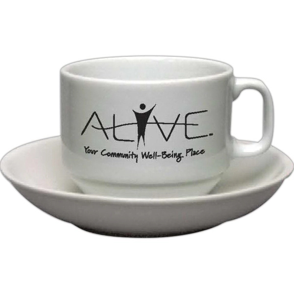 6 Oz. Cappuccino Ceramic Mug.... from ASI 74245 Nordic Co Inc / Nordic Nordic Promos