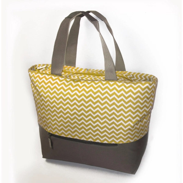 Beach tote bag with front pocket, 22'' x 17" x ... from ASI 34046 Allcasion Travelware Co