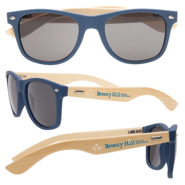 Customizable sunglasses made with 100% renewable bamboo with shatter-resistant lenses.... from ASI 62190 Illini