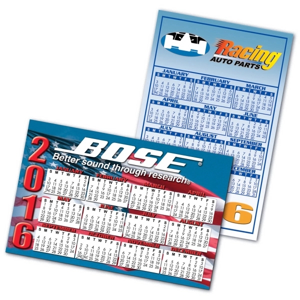 Large white flexible 25 mil. magnet with calendar.... from ASI 34256 ALL-IN-ONE / ALL-IN-ONE® All In One® Allinone AllInOne® allinoneline