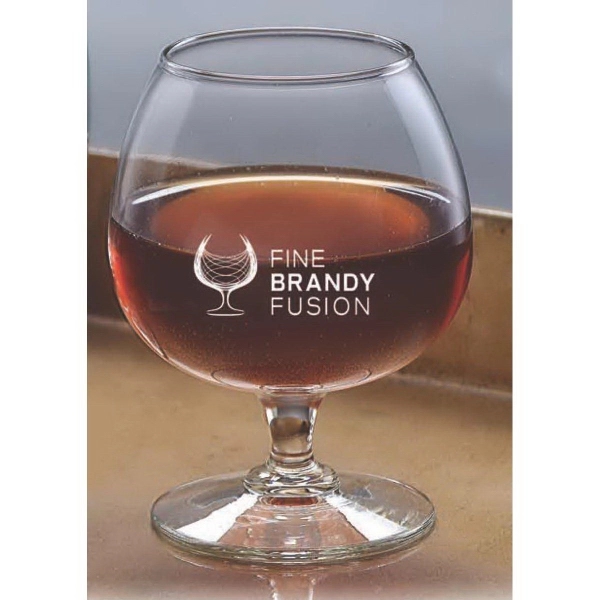 12 ounce glass brandy snifter with wide bowl and short stem.... from ASI 71920 Moderne Glass Company Inc / Glass America®
