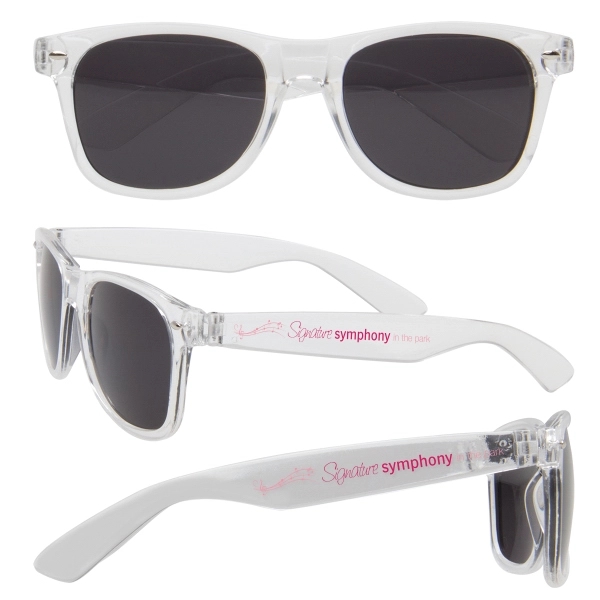Translucent sunglasses with shatter resistant lenses and customization.... from ASI 62190 Illini