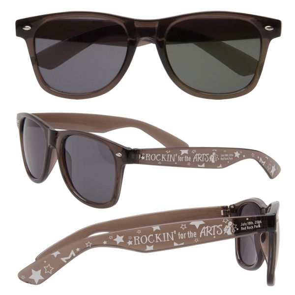 Translucent sunglasses with shatter resistant lenses and customization.... from ASI 62190 Illini