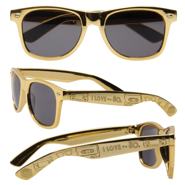 Metallic sunglasses with shatter-resistant frames and customization.... from ASI 62190 Illini