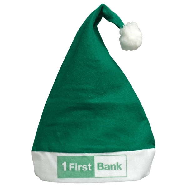 Felt Santa Claus hat with white trim and three color choices.... from ASI 62190 Illini
