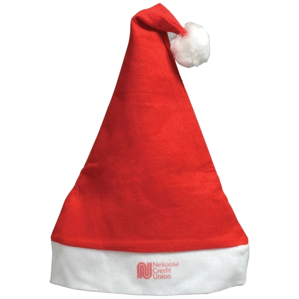 Felt Santa Claus hat with white trim and three color choices.... from ASI 62190 Illini