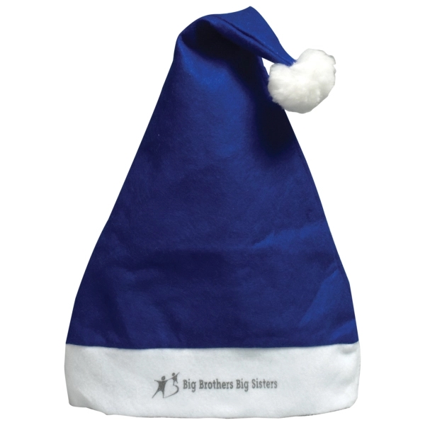 Felt Santa Claus hat with white trim and three color choices.... from ASI 62190 Illini
