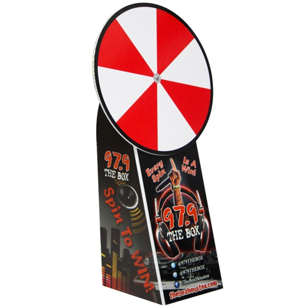 This easy to spin, light weight, full color/full bleed UV printed... from ASI 93997 Visual Promotions / VP Brand