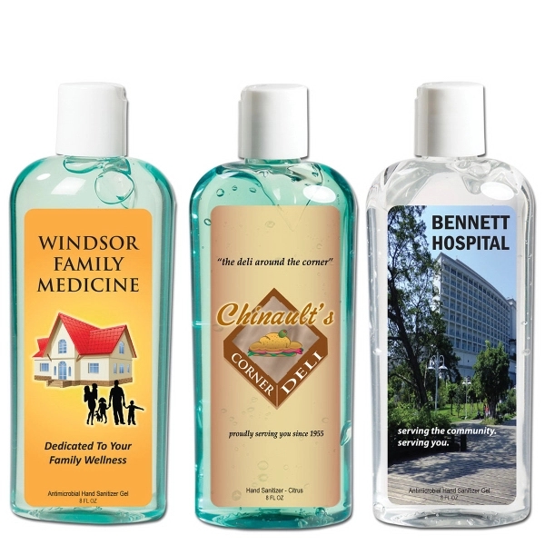 Hand sanitizing gel in press-top bottle with 70% ethyl alcohol &... from ASI 58805 HPC Global