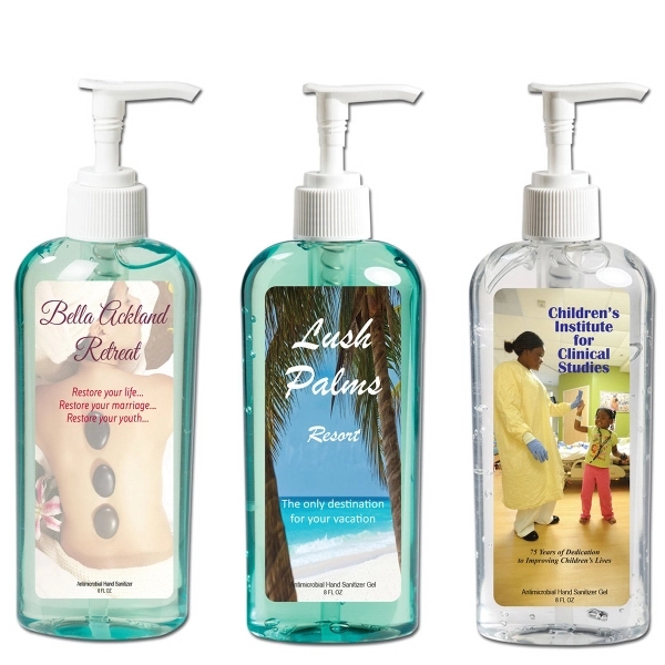 Finest antimicrobial hand sanitizing gel in 4 oz., 8 oz., and... from ASI 58805 HPC Global