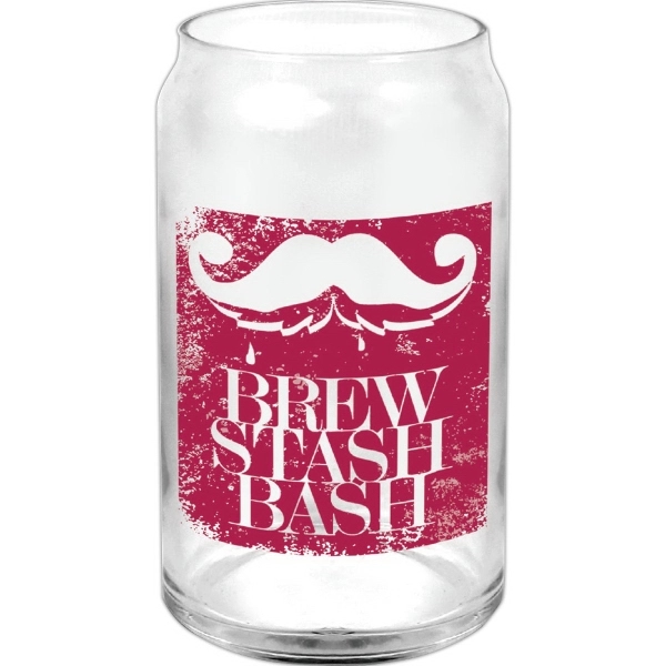 16 Oz. Clear Glass Can... from ASI 52475 Xpres LLC