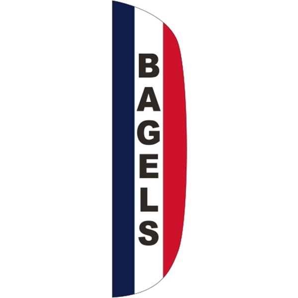3 x 15' Bagels message feather flag, flutter style.... from ASI 80228 Quinn