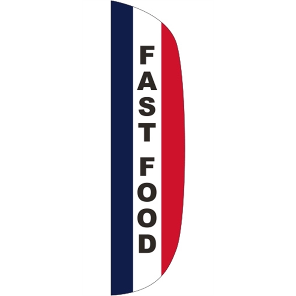 3 x 15' Fast food message feather flag, flutter style.... from ASI 80228 Quinn