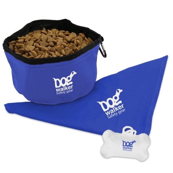 Doggie Bandana, Foldable bowl,  Pickup tote kit... from ASI 40480 Koozie Group