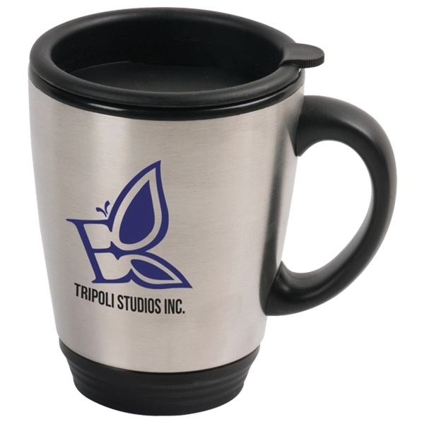 Double wall stainless steel insulated travel mug.... from ASI 42920 Busrel Inc