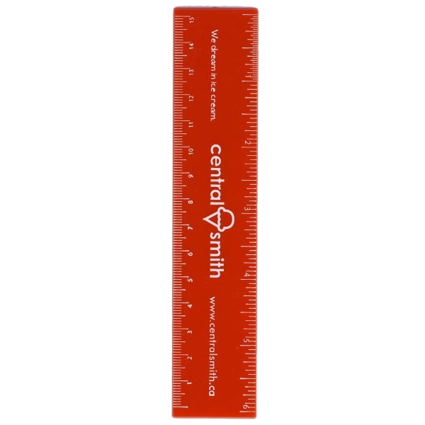 6" x 1.25" plastic ruler with standard and metric markings.... from ASI 59683 Harco Enterprises LTD / Harco Enterprises