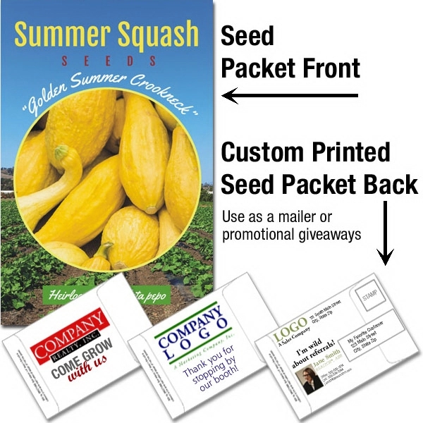 Mailable Seed Packet - Custom Printed Back... from ASI 46719 Corner Lot Marketing Inc / CLMPromotions