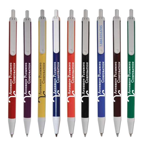 Smooth writing tungsten carbide ballpoint pen. 24 Color combinations.... from ASI 58805 HPC Global / HPC Global