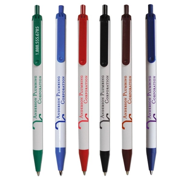 Smooth writing tungsten carbide ballpoint pen. 24 Color combinations.... from ASI 58805 HPC Global / HPC Global