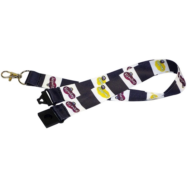 A 36" dye-sublimated lanyard allows full color reproduction and limitless design... from ASI 40515 BILD Enterprises LLC