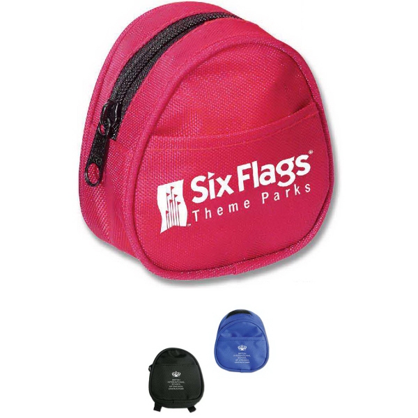 Rain poncho in a mini backpack. Attach to backpack, purse, etc.... from ASI 35500 American Greenwood Inc / American Greenwood