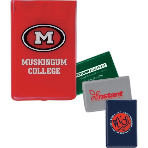 Card holder - rectangle - spot color. Spot color screen print... from ASI 80210 Quikey Mfg Co Inc / Quikey Line