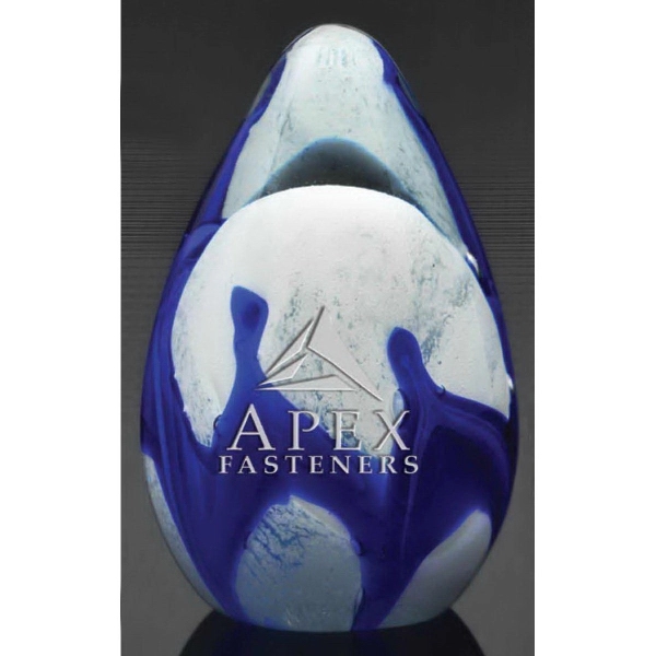 3.75" x 2.75" art glass award made using one of the... from ASI 71920 Moderne Glass Company Inc / Glass America®