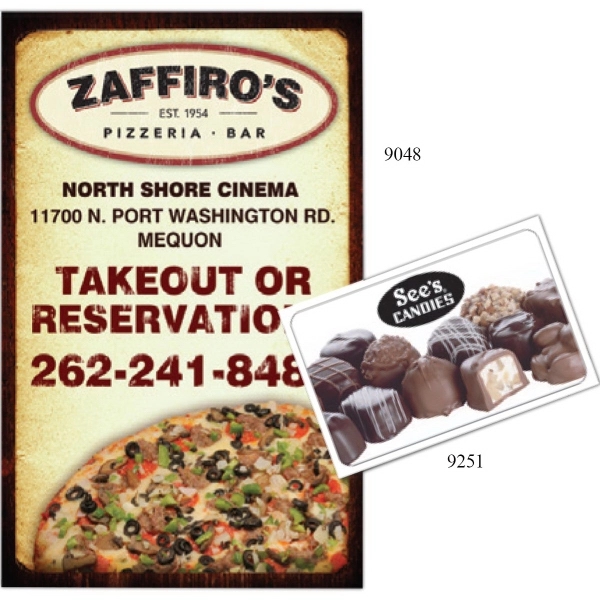 Magnet 30 mil - rectangle. Digital four color process print; size... from ASI 80210 Quikey Mfg Co Inc / Quikey Line