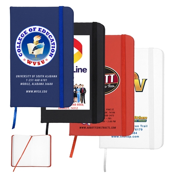 80 page of unlined notebook with matching color bookmark and closure... from ASI 62660 Innovation Line