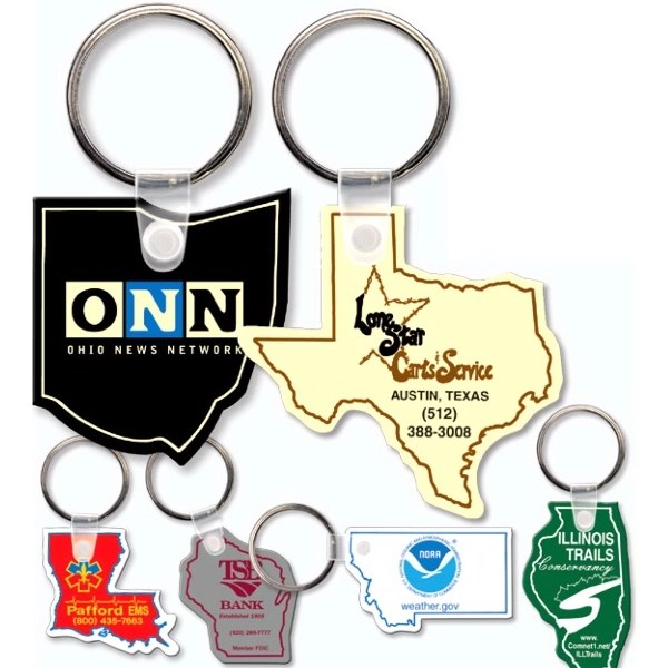 Key tag - Nevada - spot color. Flexible; 17 product colors;... from ASI 80210 Quikey Mfg Co Inc / Quikey Line