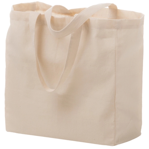 13" x 5" x 13" 6-ounce cotton canvas tote bag with... from ASI 35290 American Ad Bag Co