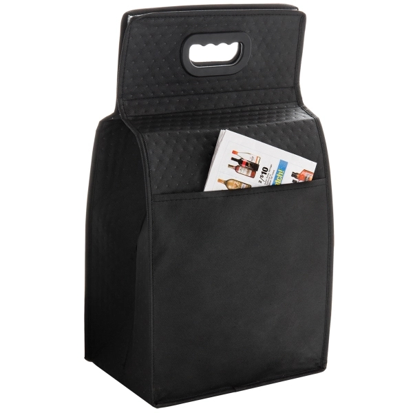 10" x 7" x 19 1/2" non-woven PP six-bottle insulated wine... from ASI 35290 American Ad Bag Co