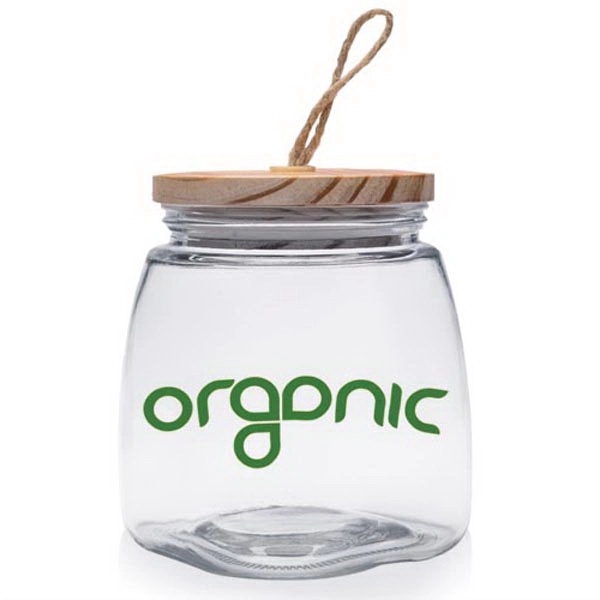 Clear 64 oz. glass apothecary jar measuring 4.65" W x 5.59"... from ASI 39552 BEL Promo