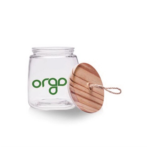 Clear 64 oz. glass apothecary jar measuring 4.65" W x 5.59"... from ASI 39552 BEL Promo