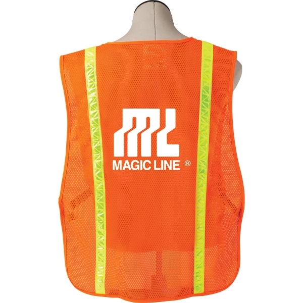 Safety vest with reflective stripes.... from ASI 54100 Fields Manufacturing Inc / Fields