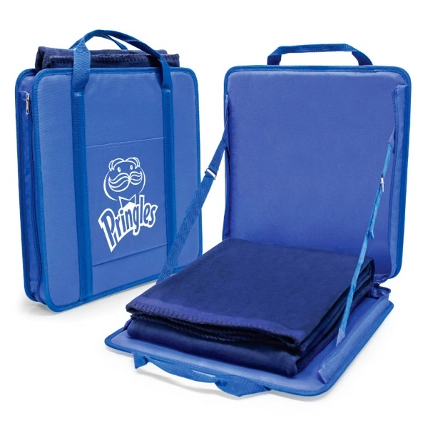 Portable Stadium seat is constructed with 600D polyester, fiberglass rods for... from ASI 30112 ACE Products / Ace Line