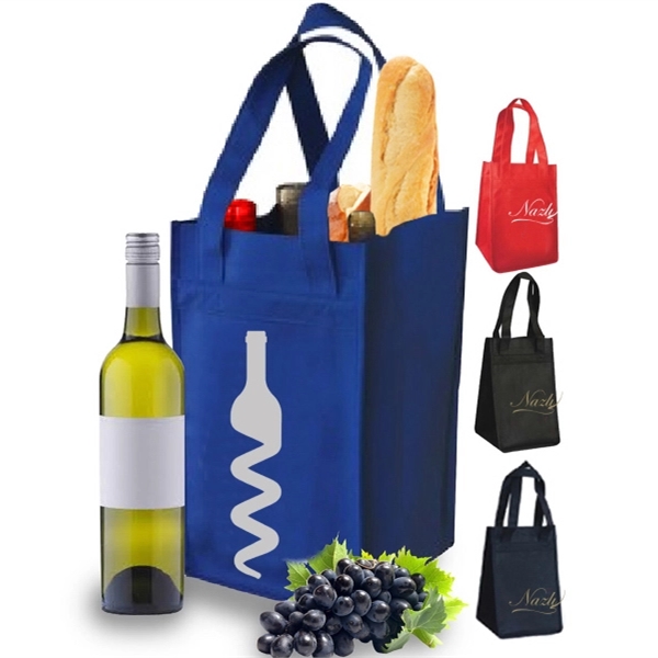 100gsm Non-Woven Polypropylene tote bags with durable handles holds up to... from ASI 40544 Binaco / Binaline