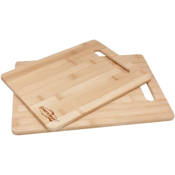 2 piece bamboo cutting board set. Large and small eco-friendly cutting... from ASI 30112 ACE Products / Ace Line