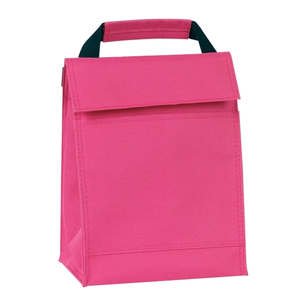 7" x 9.5" x 4.5" polyester lunch bag with PEVA lining,... from ASI 37980 Bagworld